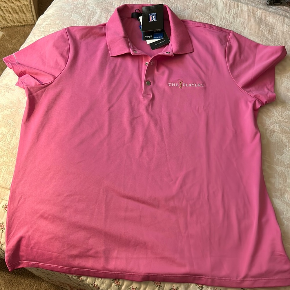 Ralph Lauren RLX golf shirt pink